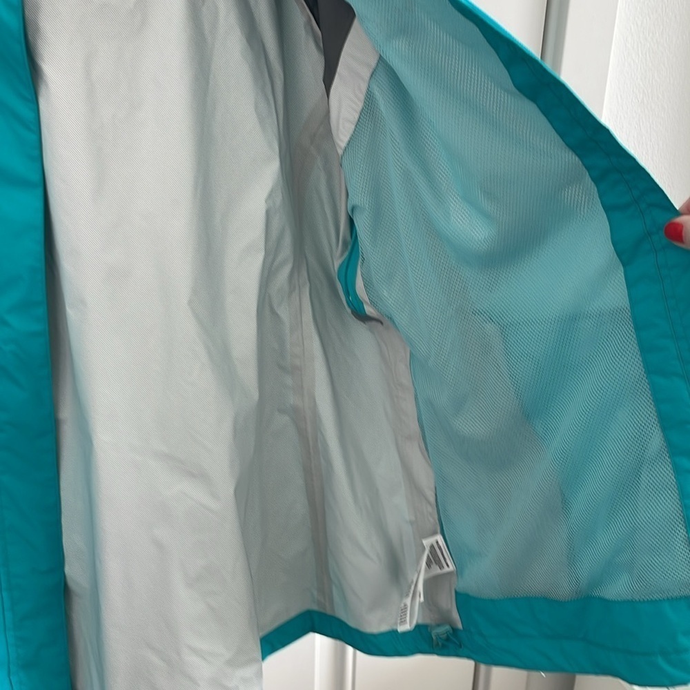 NWT Columbia Women’s Teal & Gray Outdry Extreme Hybrid Jacket - Size Large - Picture 9 of 10